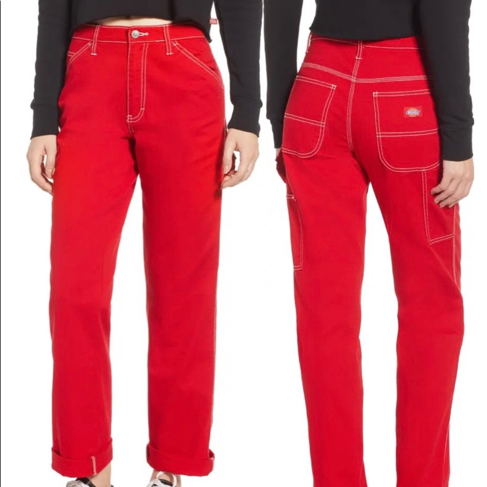 Dickies Red cargo pants